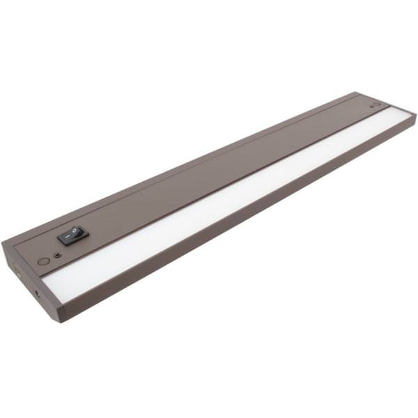 24.3" 8 watt 120 volt 3000K Natural White Dark Bronze LED Under Cabinet Fixture